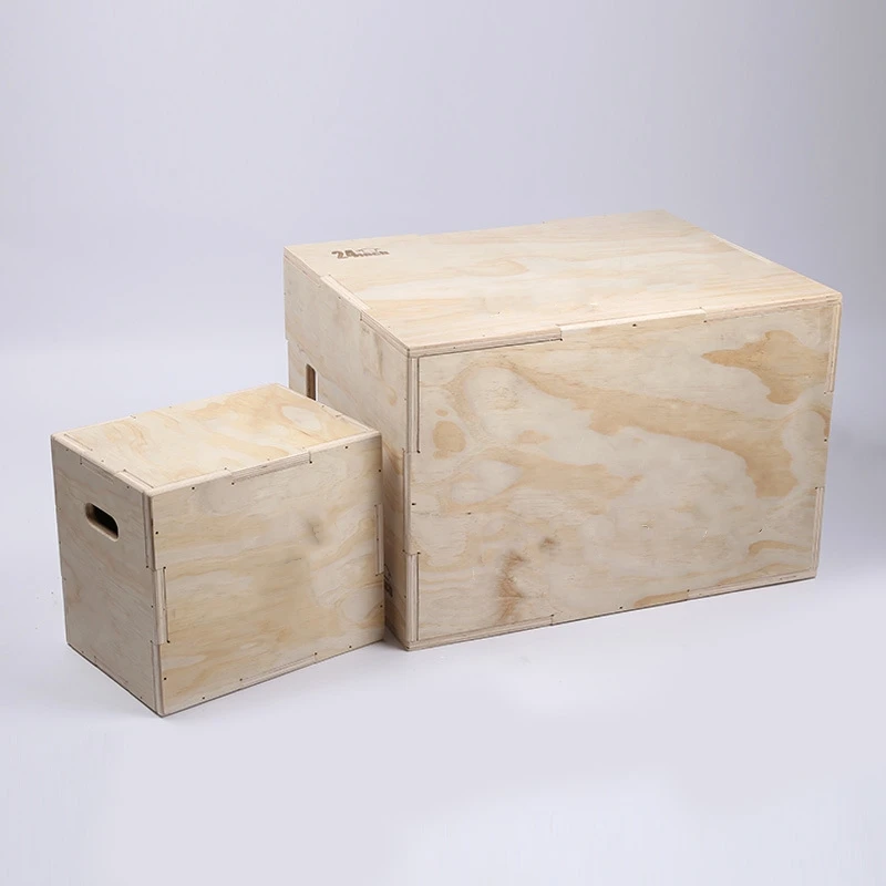 Yoga Fitness Training - Caja de Salto Pliométrica de Madera
