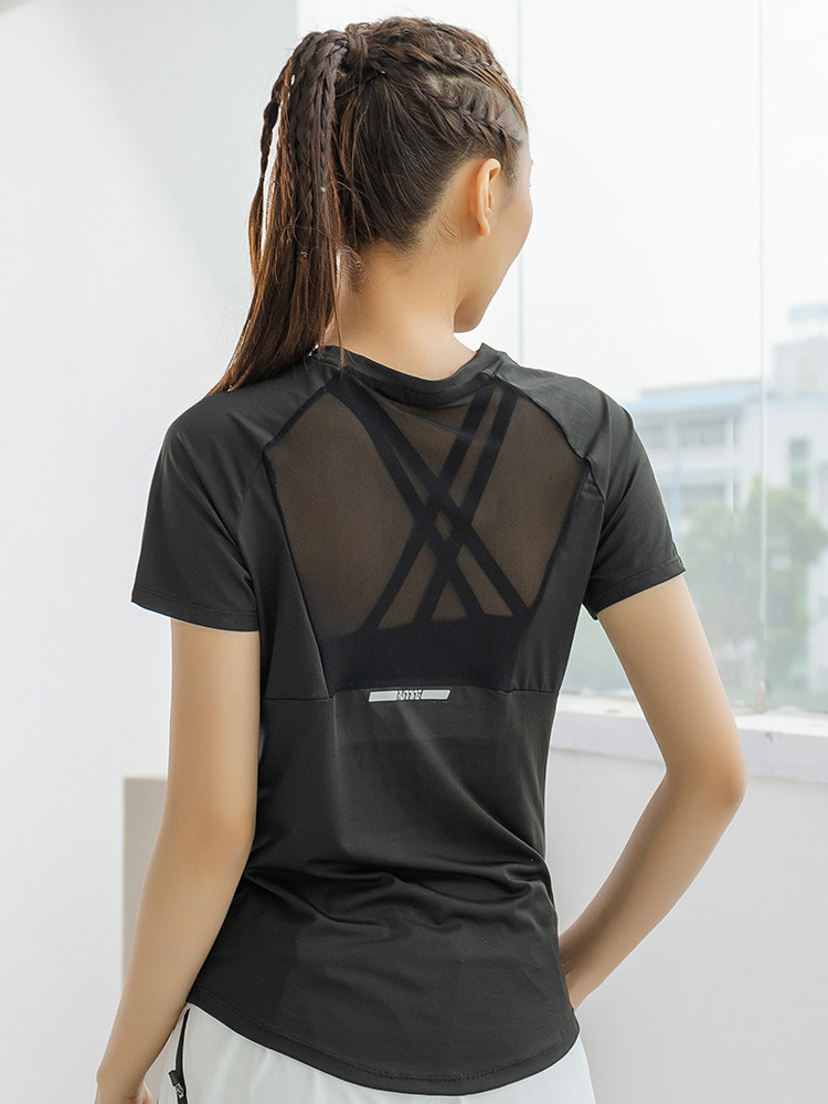 Yoga Fitness Training - Camiseta Deportiva de Verano para Mujer,
