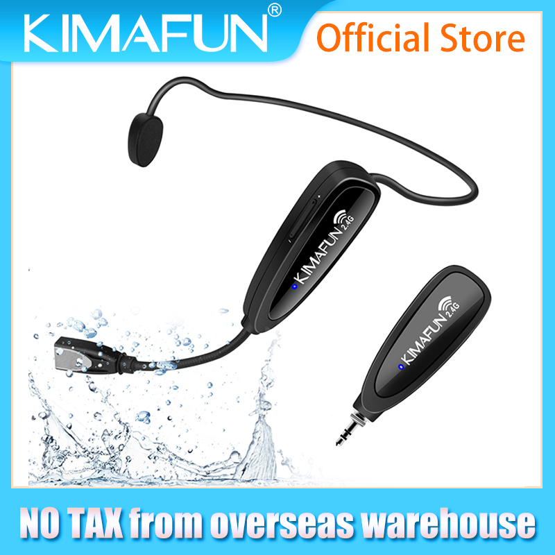 Yoga Fitness Instructor - Micrófono Inalámbrico KIMAFUN 2.4G para Fitness,