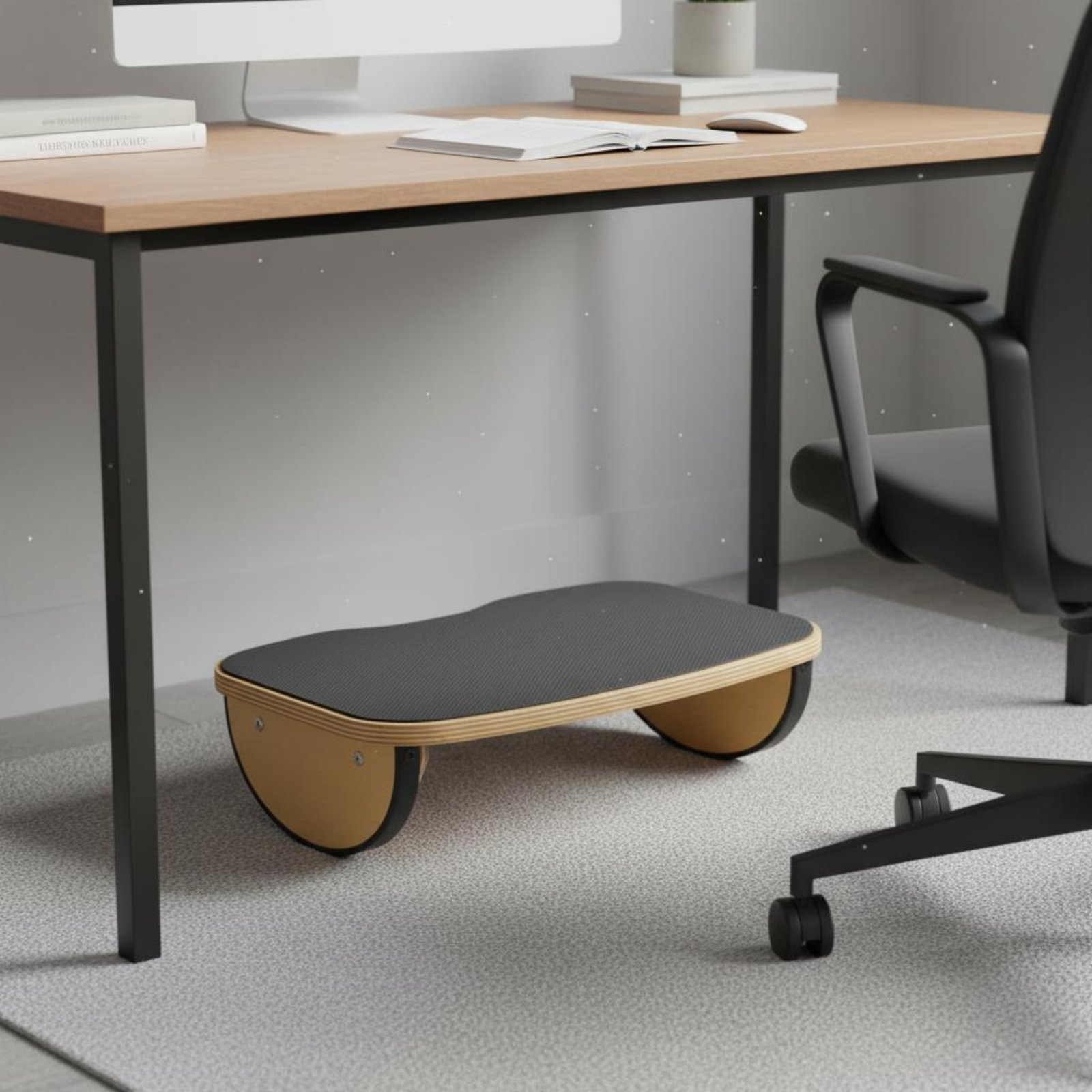 Balance Board Fitness - Tabla de Equilibrio de Madera, Modo