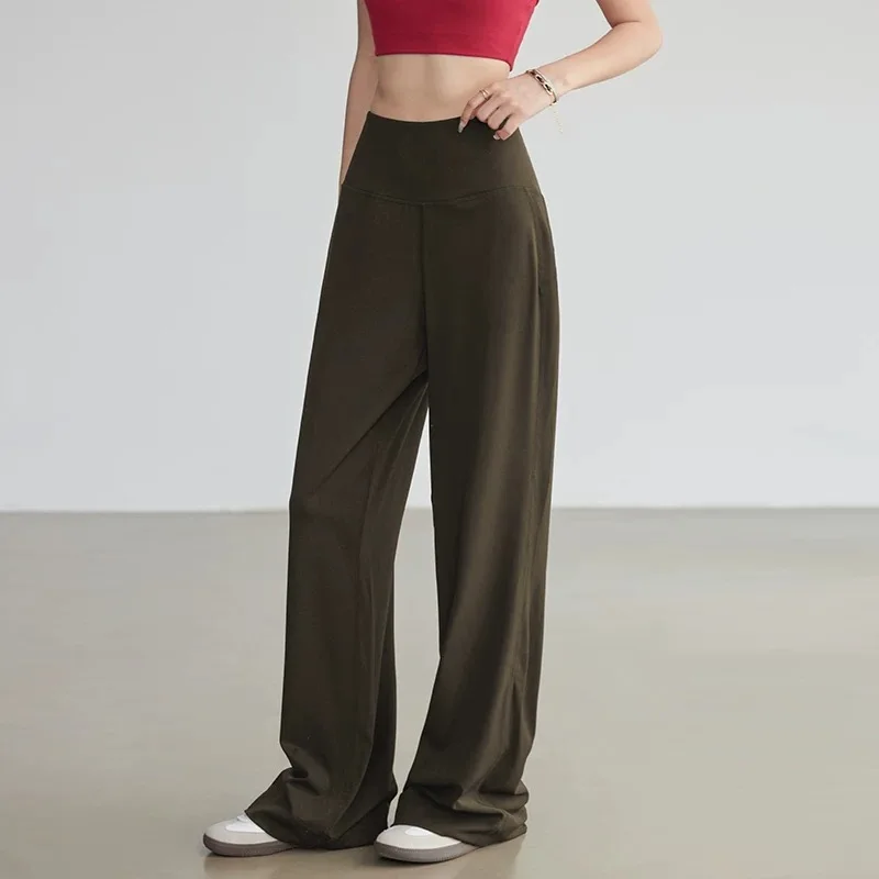 Yoga Fitness Training - Pantalones Deportivos Holgados y Rectos para