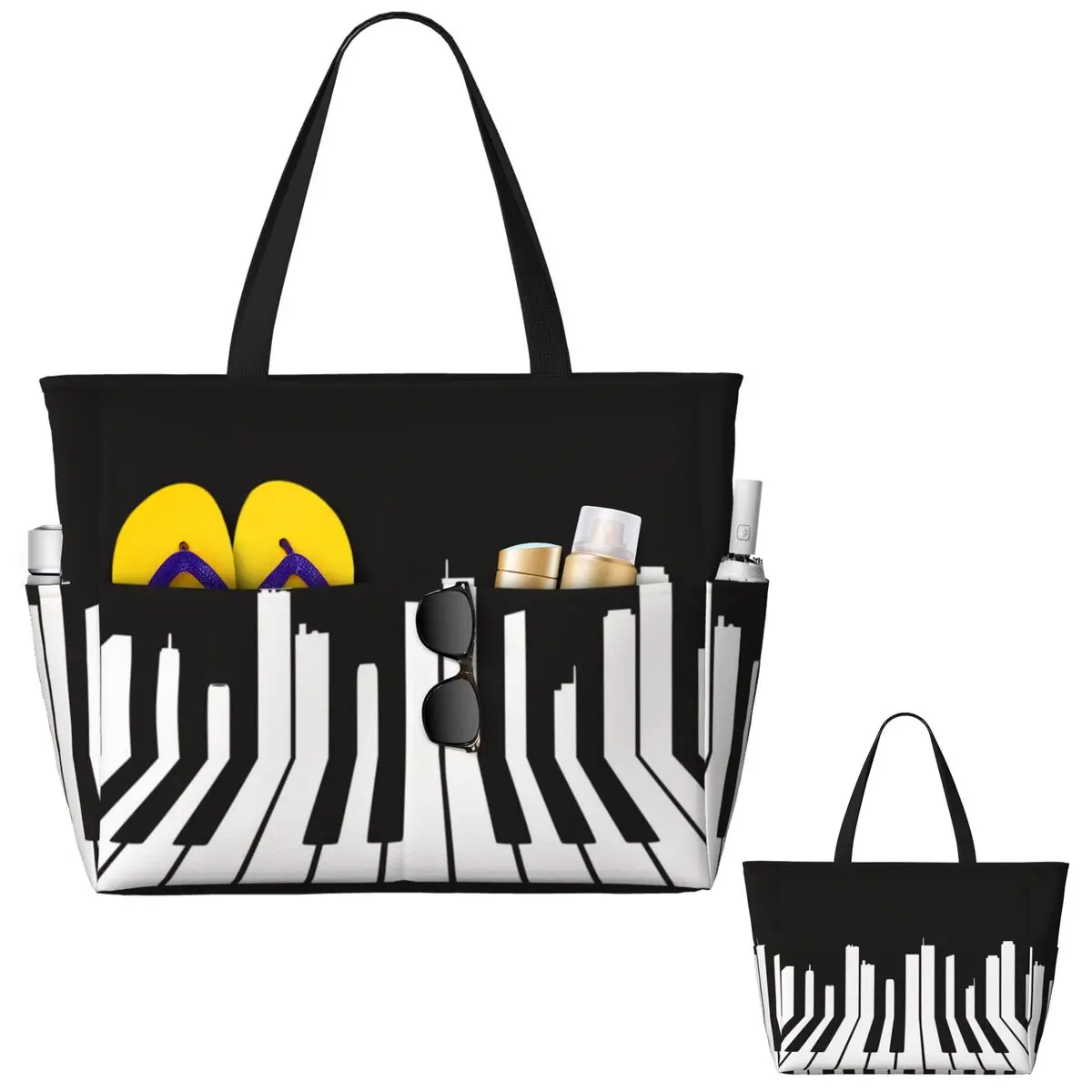 Yoga Fitness Music - Bolso de mano Piano City Music