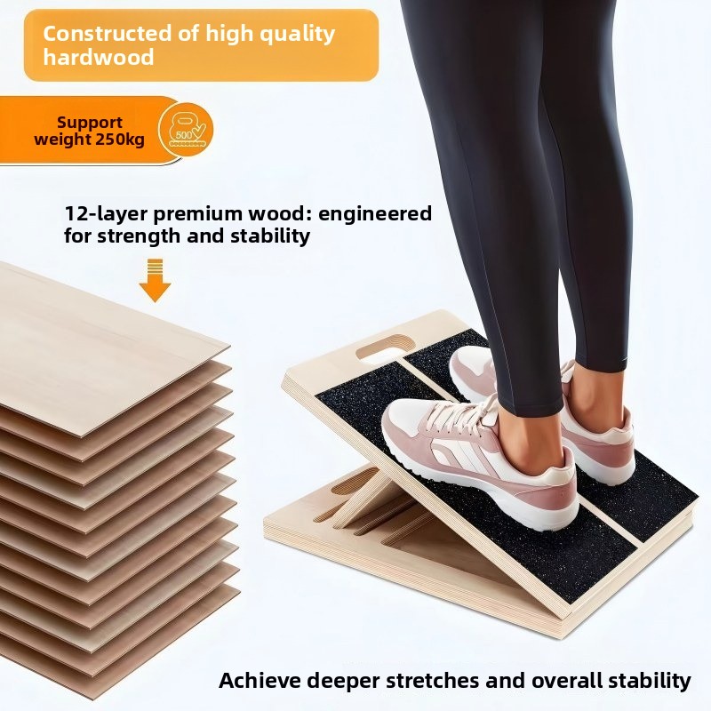 Balance Board Fitness - Tabla de Equilibrio Portátil de Madera