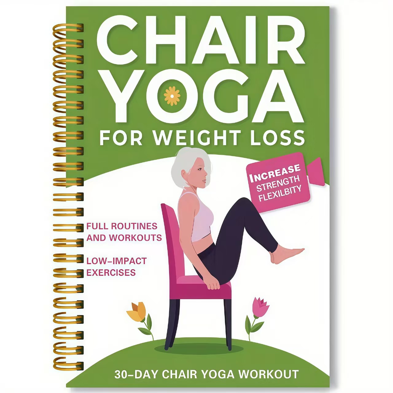 Yoga Fitness Journal - Cuaderno de ejercicios de yoga para