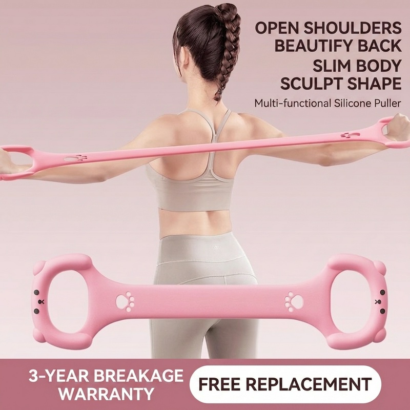 Yoga Fitness Resiliation - Expansor de pecho de silicona de