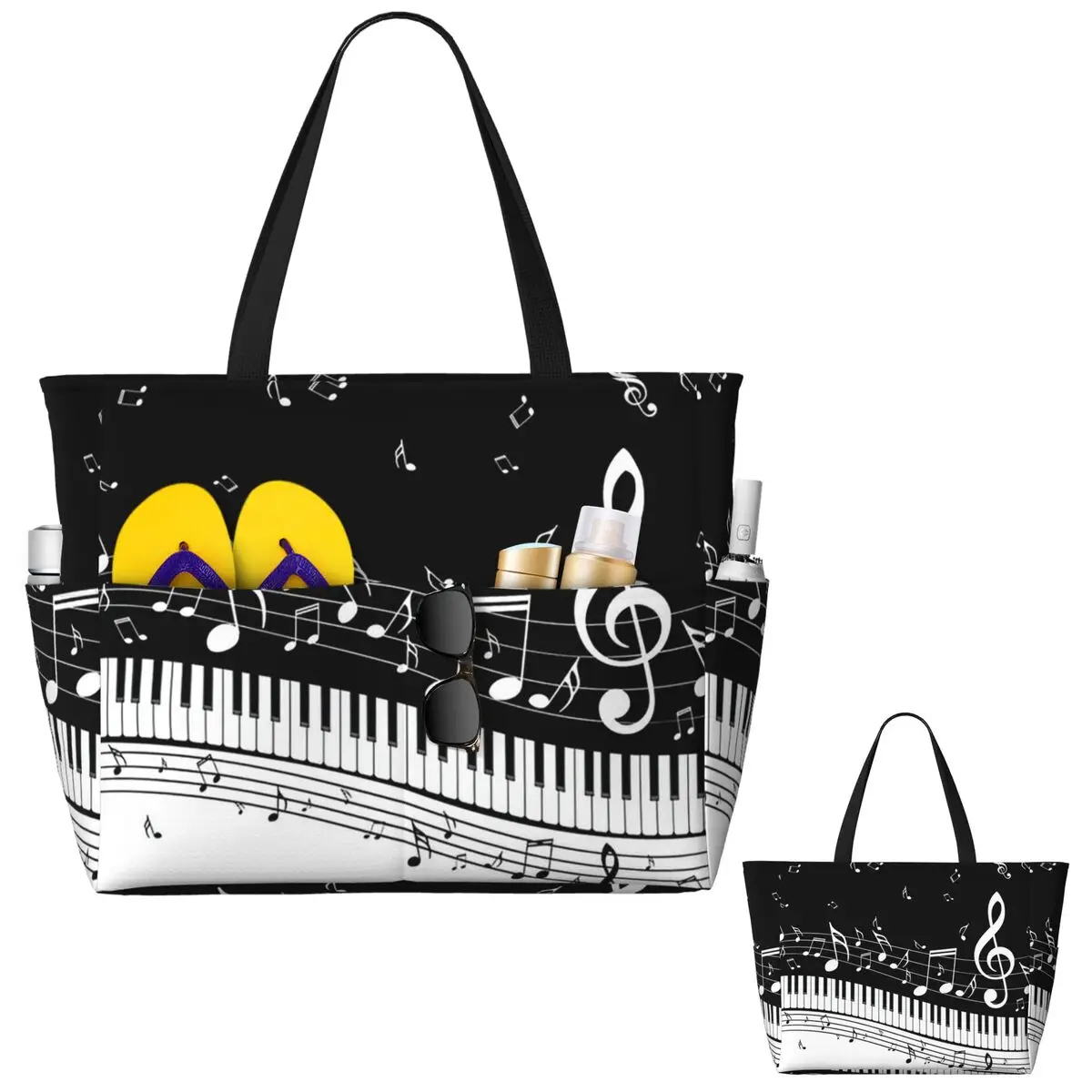 Bolso de playa con diseño de t - Yoga Fitness Music reseña y precio