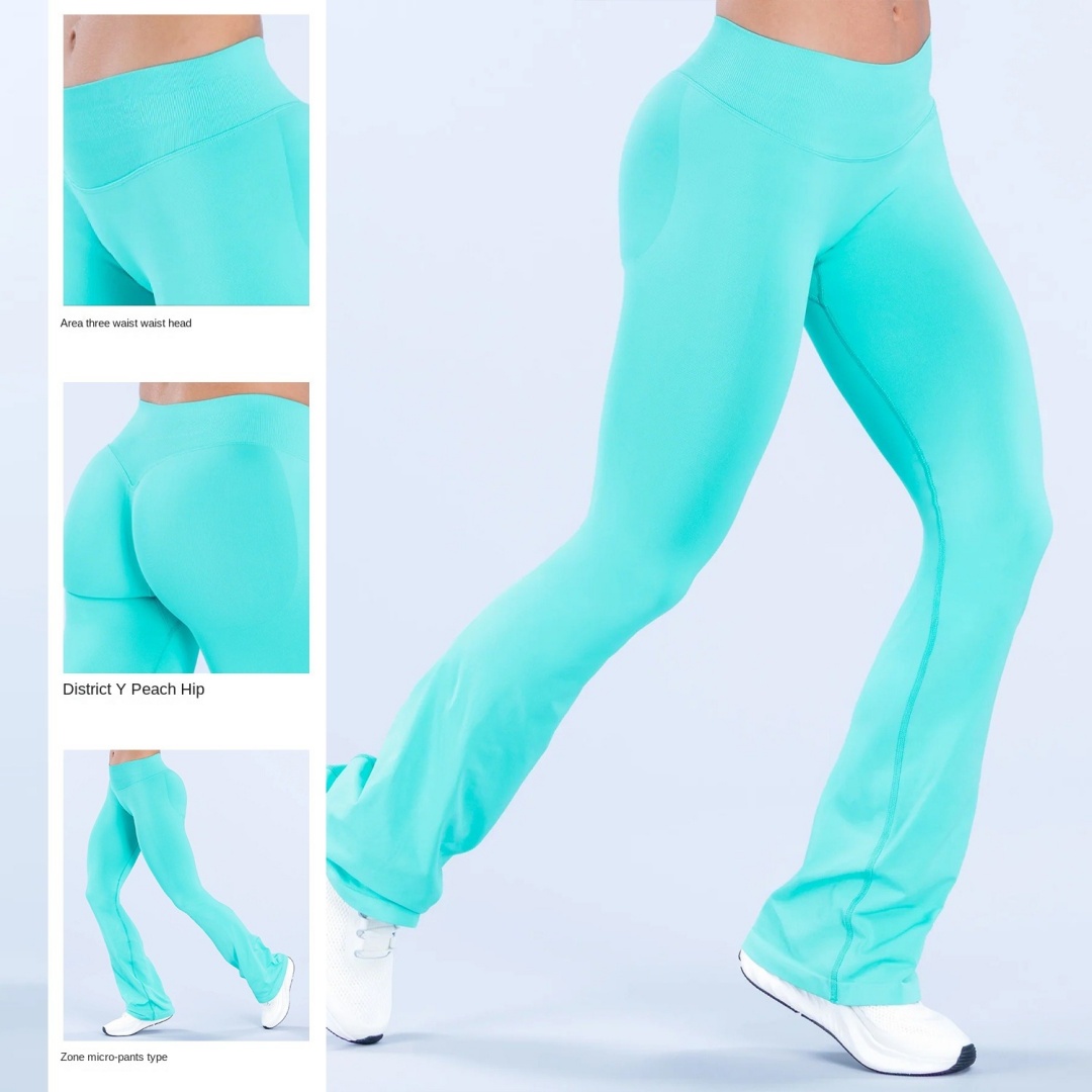 Pantalones de Yoga de Pierna A - Yoga Fitness Model reseña y precio
