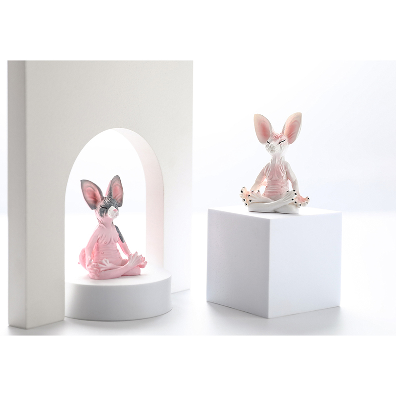 Figura de gato de Buda caprich - Yoga Fitness Model reseña y precio