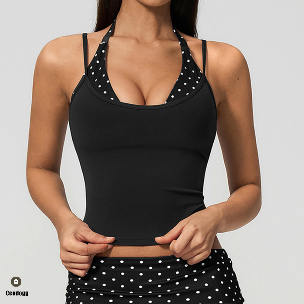 Top Deportivo Halter con Tiran - Yoga Fitness Model reseña y precio