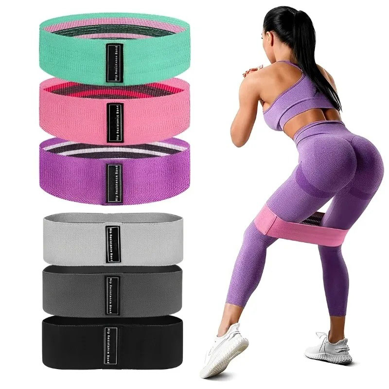 3 Bandas Elásticas de Tela par - Yoga Fitness Trainer reseña y precio