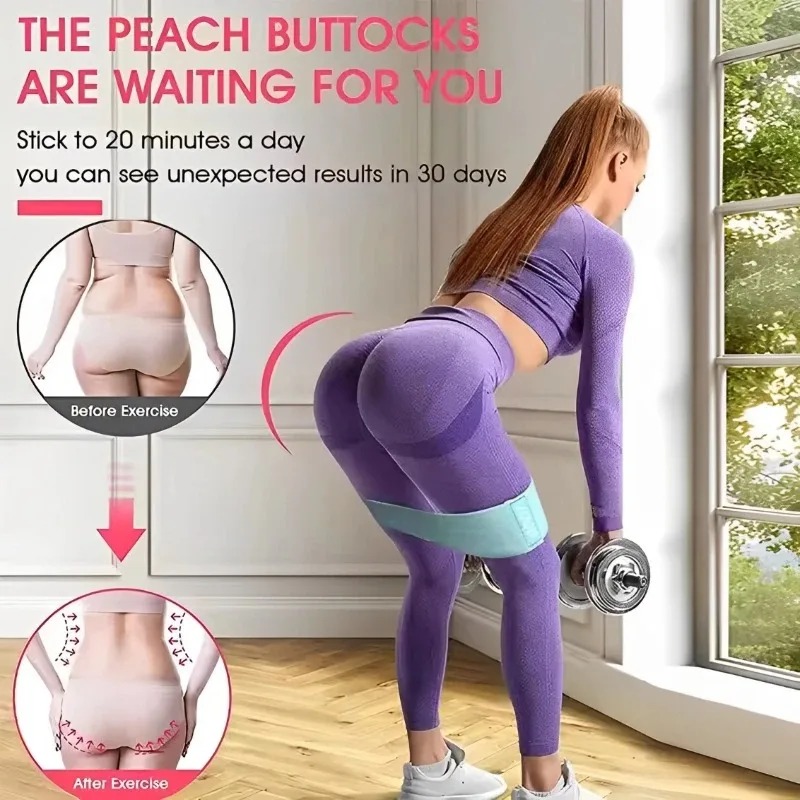 3 Bandas Elásticas de Tela par - Yoga Fitness Trainer reseña y precio