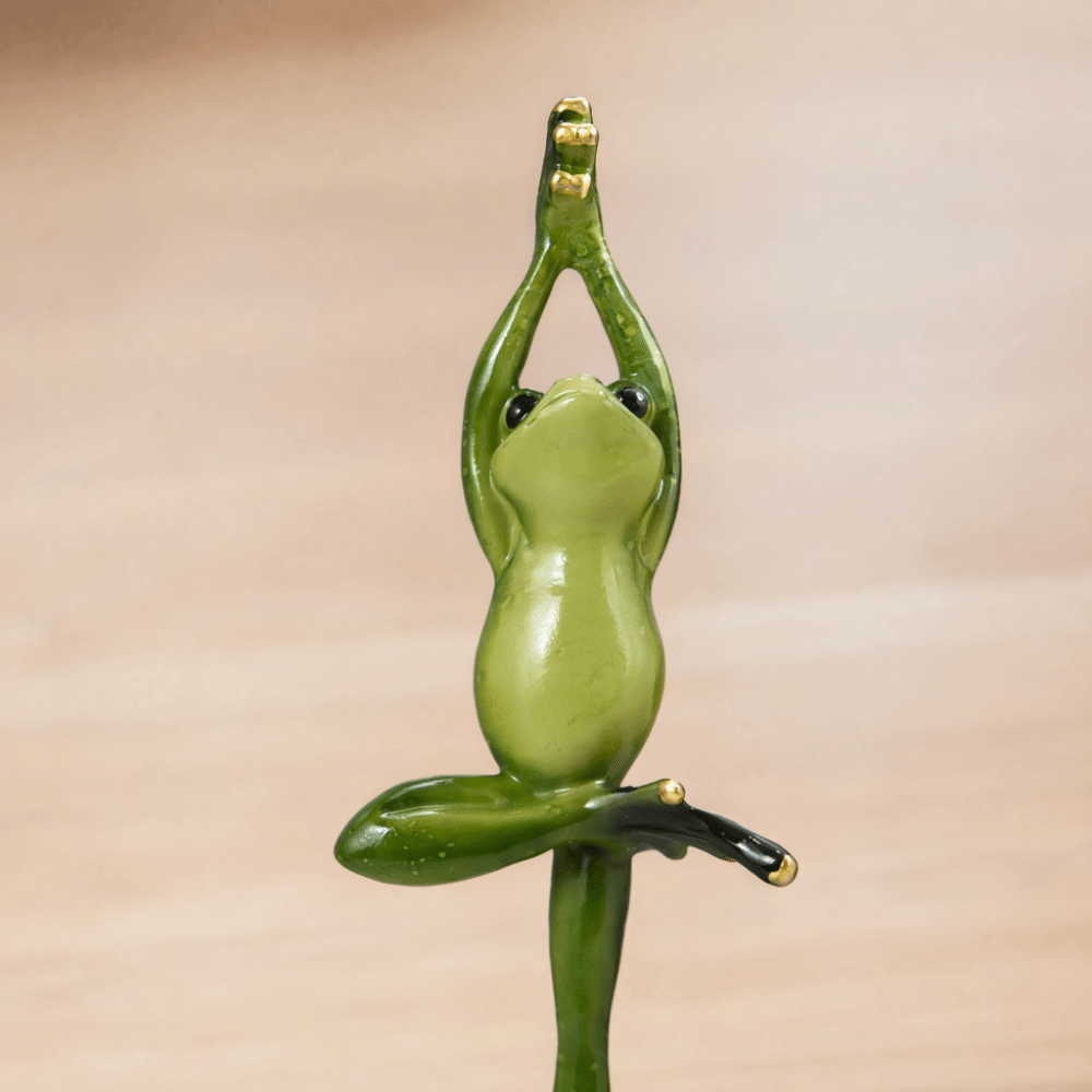 Figura de Resina de Anfibio en - Yoga Fitness Model reseña y precio