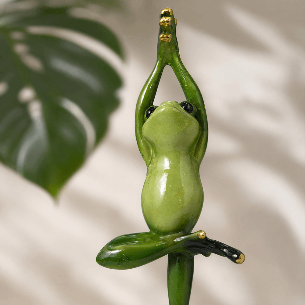Figura de Resina de Anfibio en - Yoga Fitness Model reseña y precio