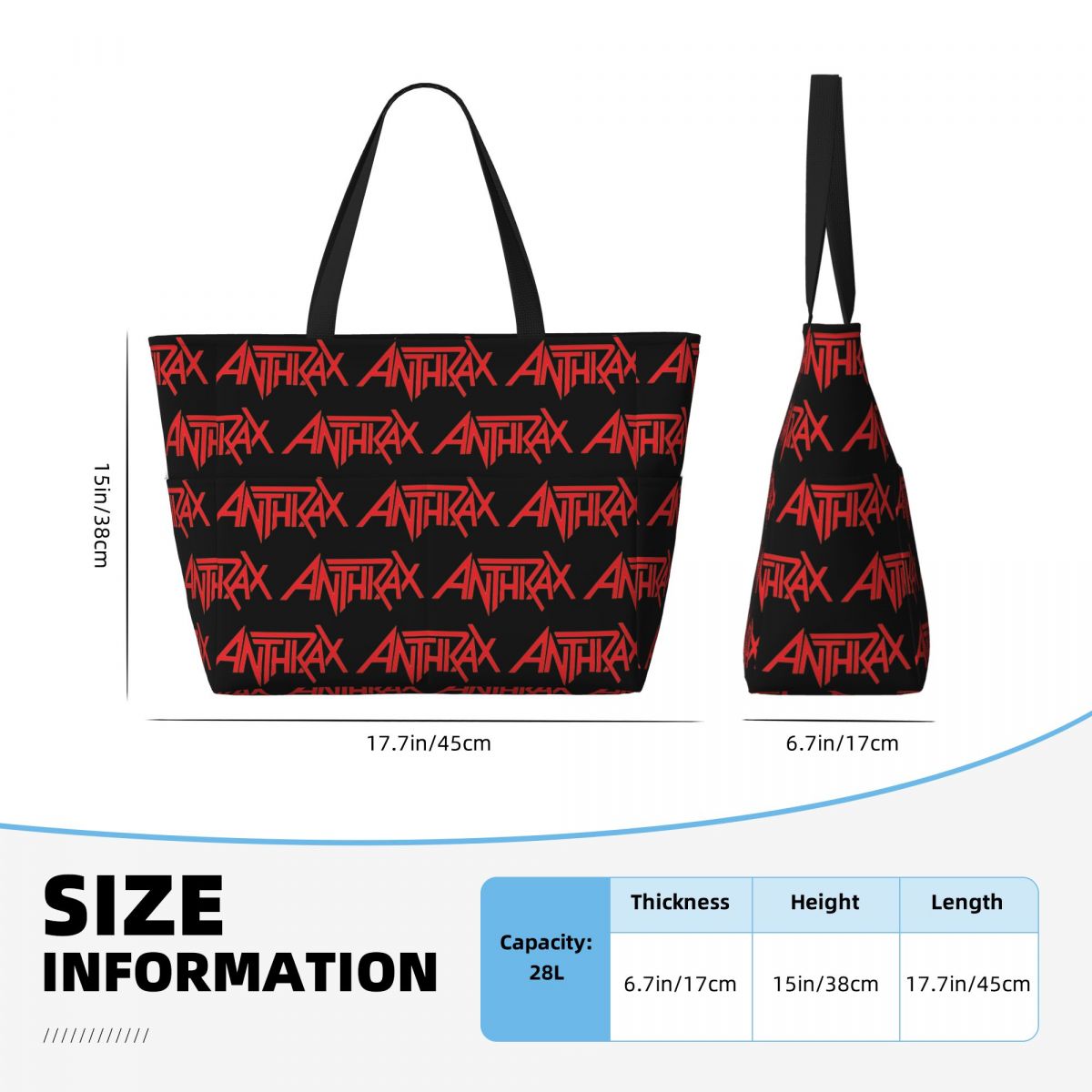 Bolso de mano con logotipo de  - Yoga Fitness Music reseña y precio