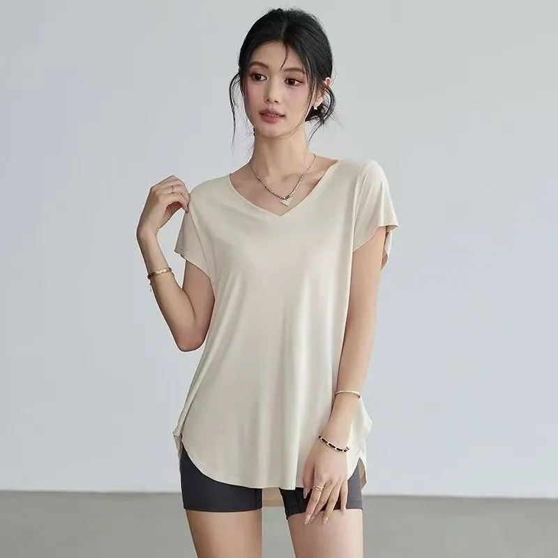 Camiseta de Yoga de Cuello Red - Yoga Fitness Training reseña y precio