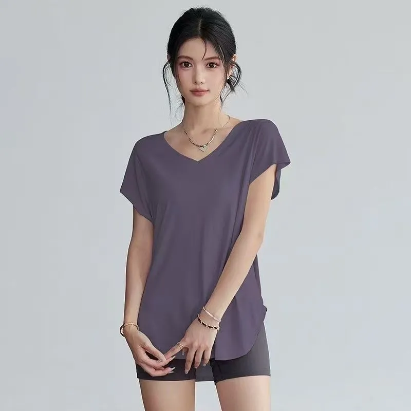 Camiseta de Yoga de Cuello Red - Yoga Fitness Training reseña y precio